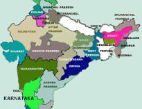 Lo Stato del Karnataka si trova nella parte sud-occidentale dell'India.